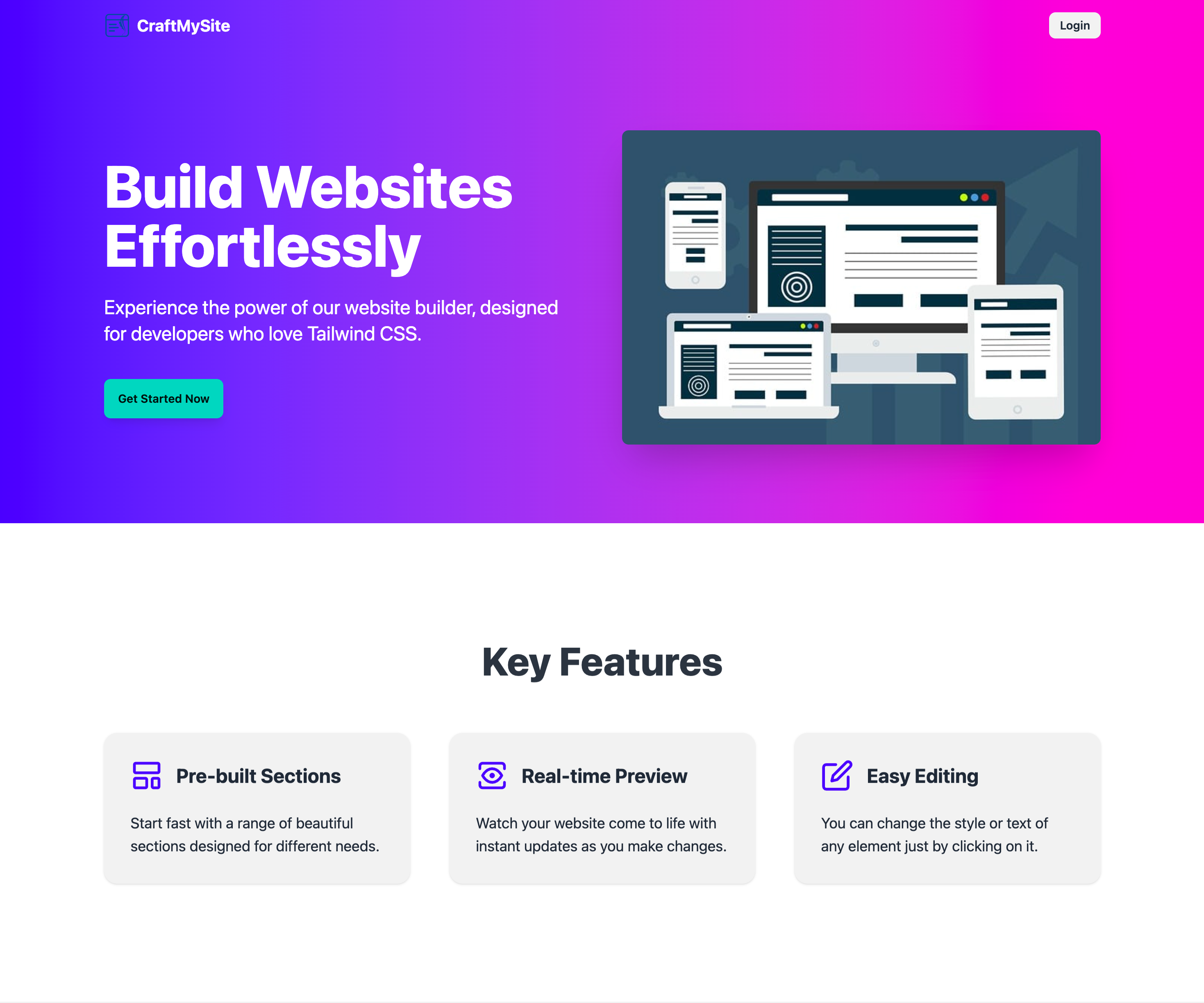 CraftMySite - Visual Website Builder