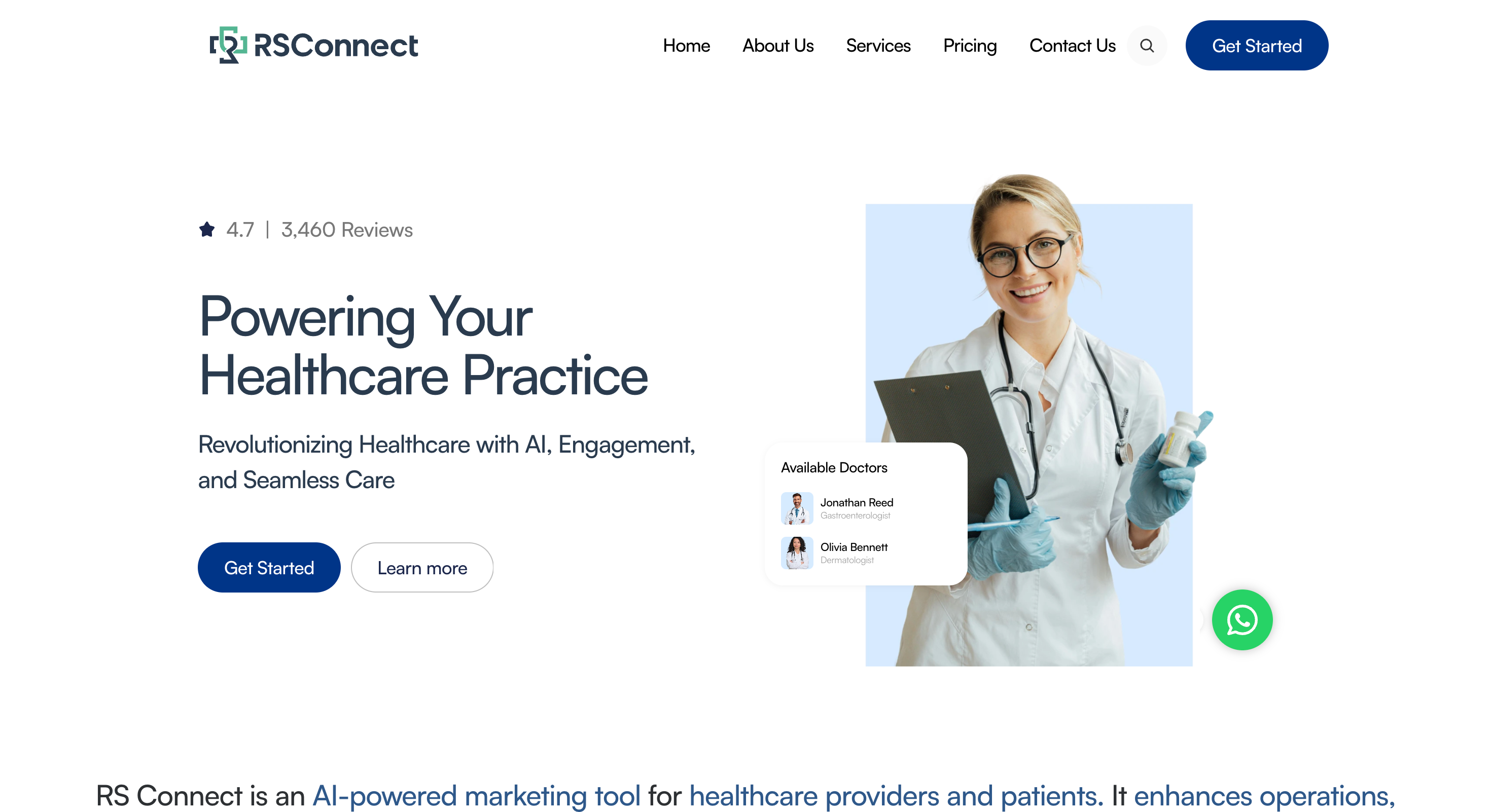 RS Connect - Healthcare Platform